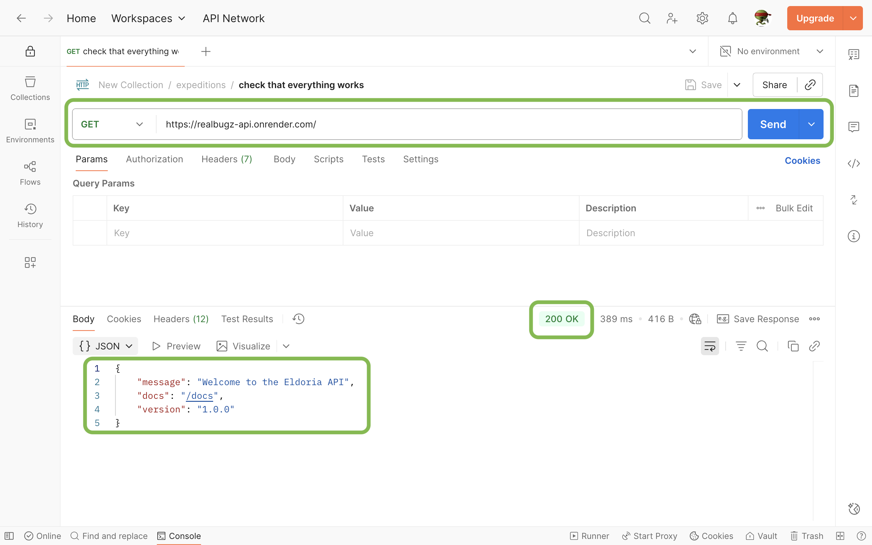 Eldoria API documentation